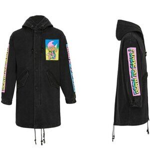 Jeremy Scott x Jack & Jones Trolls Movie Oversized Denim Parka